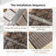 Carreaux de terrasse à verrouillage-113414376