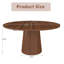 Table de salle à manger de 47 po en MDF pour 4 personnes-1185184231-1185184248