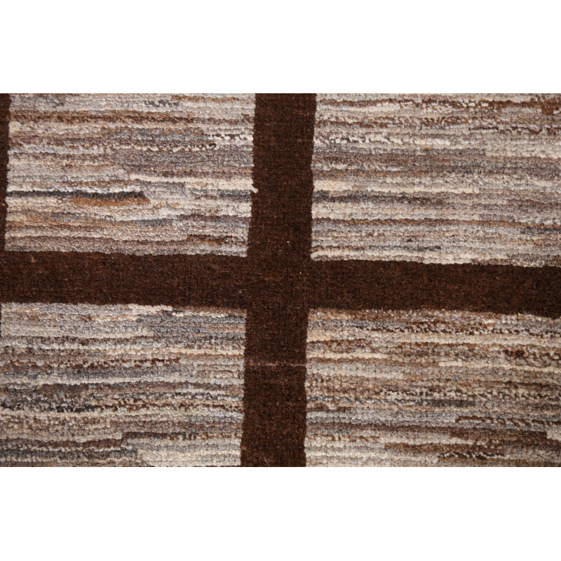 Tapis à carreaux Gabbeh 3 x 10