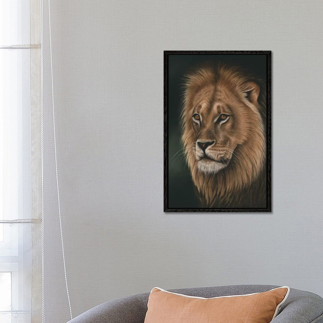Lion Portrait by Richard Macwee - Gallery-Wrapped Canvas Giclée on Canvas
