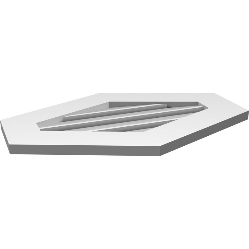 Pente verticale verticale en uréthane 5 pi, H 1 po x l 26 po x L 18 po