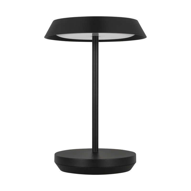 Tepa Short Accent Rechargeable Table Lamp, Black