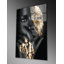 Peinture élégante en verre trempé décoratif, 27,6 po x 43,3 po | 100% verre trempé, épaisseur: 0,16 pouce | Superbe décoration intérieure pour le salon, le bureau ou la galerie | Pièce d'art unique, durable et élégante-124161017