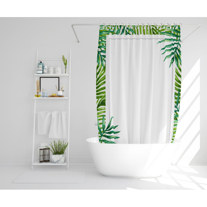 Burzdak Polyester Shower Curtain, 168cm H x 168cm W