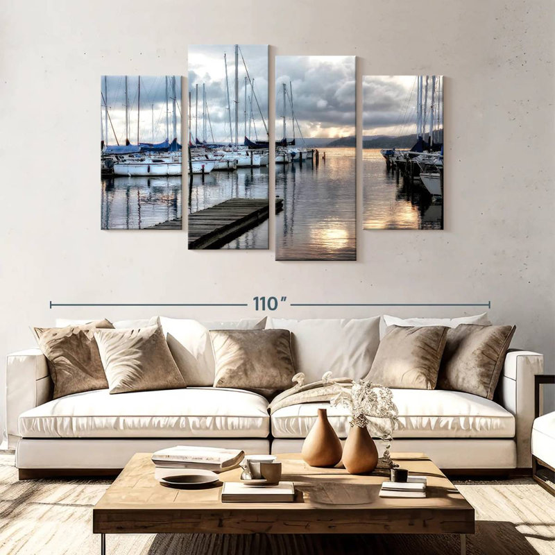 Mehar Walk On The Dock, H 54 po x l 84 po