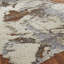 Tapis ivoire en laine noué à la main Helper-175734949