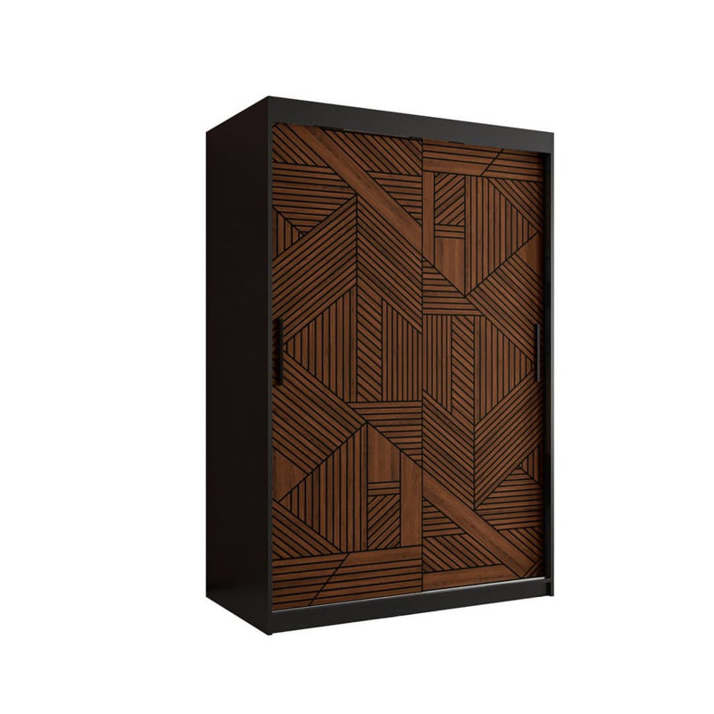 Aylisha 2 Door Manufactured Wood Wardrobe, 200" H x 120" W x 62" D