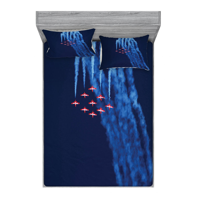 Microfiber Sheet Set, Full Sheet Set with Fitted Sheet
