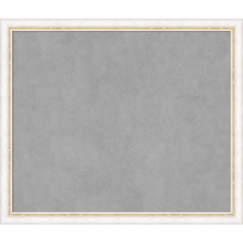 Tableau magnétique encadré or blanc Morgan, H 22 po x l 26 po