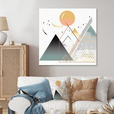 Pleine lune abstrait lune paysage minimaliste