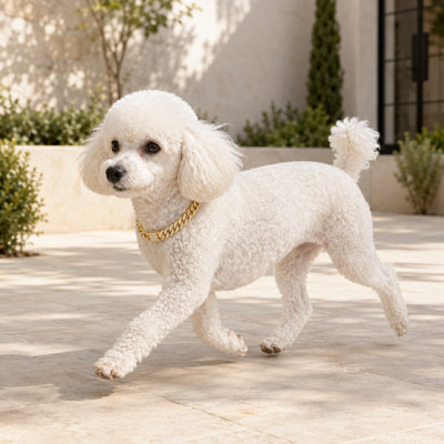 Rhinestone Cuban Link Dog Collar Necklace with Box Clasp, Statement Pet Jewelry Chain for Dogs