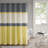 Embroidered And Pieced Shower Curtain
