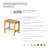 Hieu 12'' W Teak Shower Bench-24426306