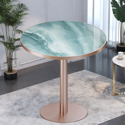 Modern Dining Tables (table only, no chairs, complete with top and legs), Marble Sintered Stone Compact Bistro for Small Kitchen