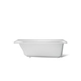 Archer Alcove Bath with Bask Heated Surface, Tile Flange and Right-Hand Drain