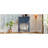 Narrow Console Table, Slim Sofa Table With Three Storage Drawers And Bottom Shelf (Navy)