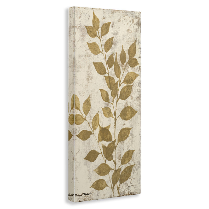  Impression sur toile «Natural Leaves» par Michael Marcon, H 24 po x l 10 po