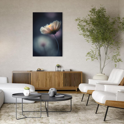 Fleur éthérée - Affiche murale contemporaine et onirique représentant une fleur éthérée et naturelle
