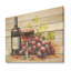 «Sweeping Burgundy Cabernet Wine I» - impression de vin sur bois-288432257