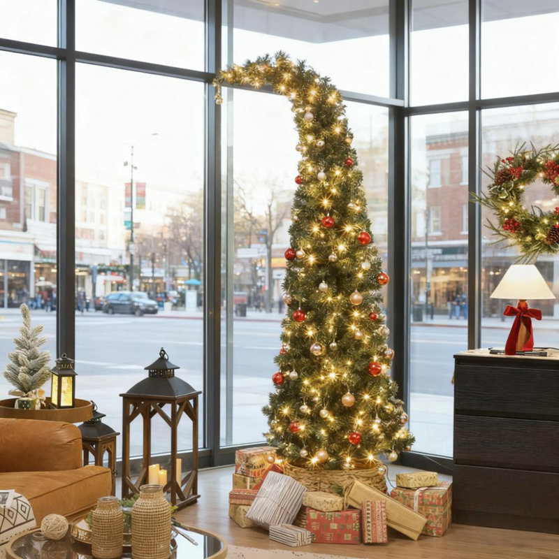 Arbre de Noël avec 300 Leds et support en métal