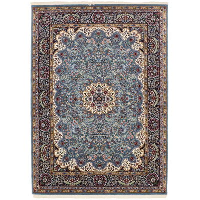 Tapis bleu sarcelle Tho