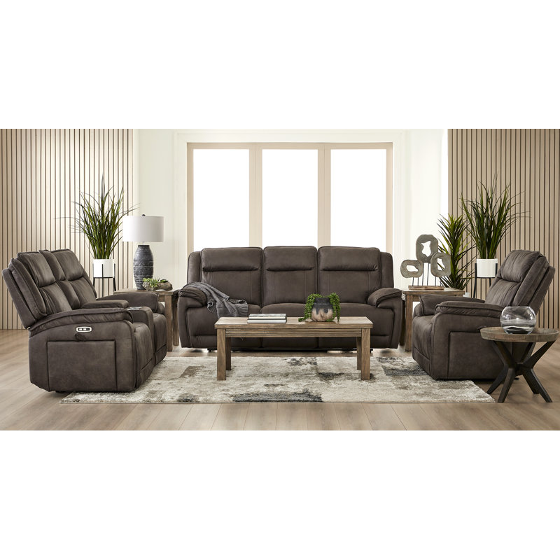 Fauteuil inclinable électrique oscillant Hochstetler, Derby ardoise