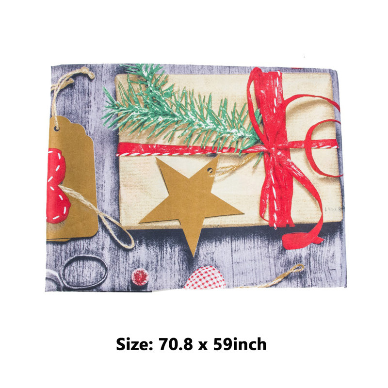 Birdell Rectangular Christmas Tablecloth