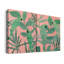 Oiseaux de paradis roses et verts - Toile tendue avec châssis de qualité supérieure - Prêt à être accroché-2073455291