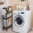 Slim Rolling Storage Cart With Wood Top For Small Spaces (Maximize Laundry Room Organization)-113573028