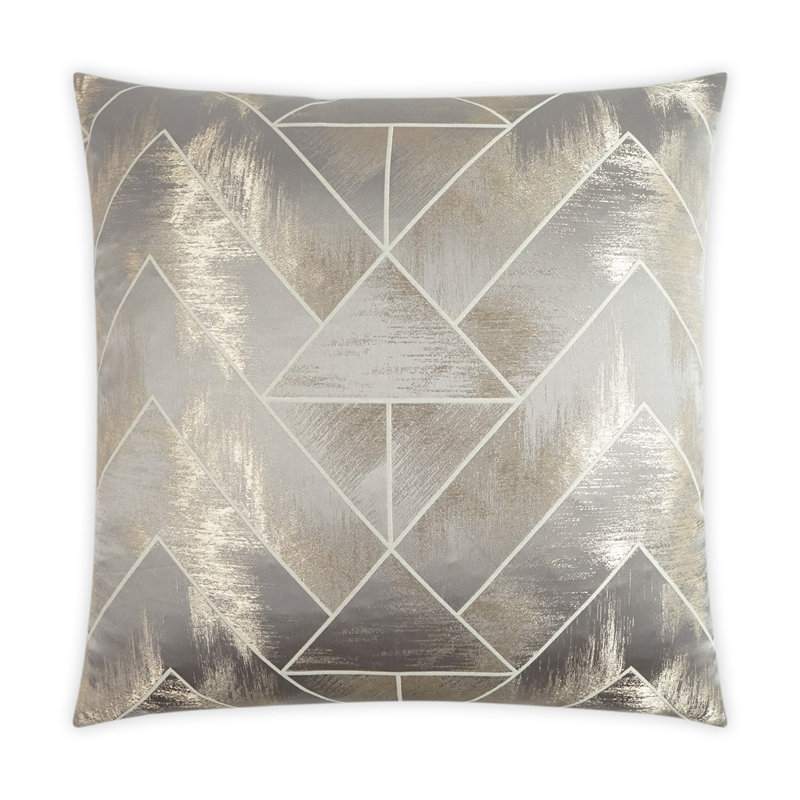 Catania Pillow Cover & Insert, Taupe, Square 22"