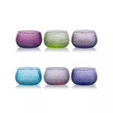 Multicolor Set 6 Individual Bowl Cm. 10,5 Assorted Colors Cl 43