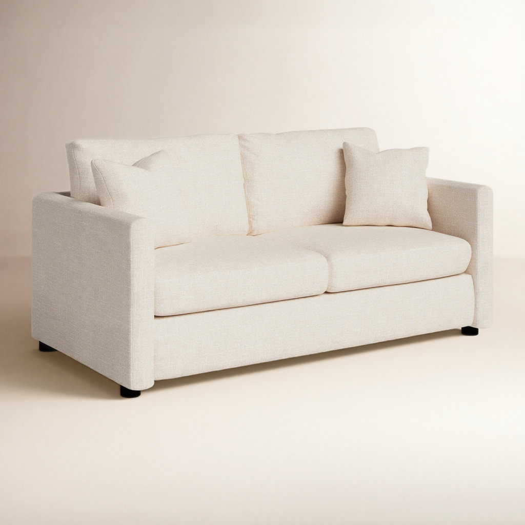 Godwin 67'' Upholstered Loveseat, Macc Vanilla