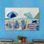 Frisbee Dog by Michelle Rivera - Wrapped Canvas Painting-21174085