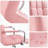 Rawtenstall 360° Swivel Height Adjustable  Ergonomic Office Chair with Removable Arms-1608099165