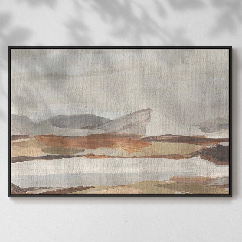 Dusky Mountain II, reproduction d'art sur toile, H 25 po x l 37 po x P 2 po, Cadre noir