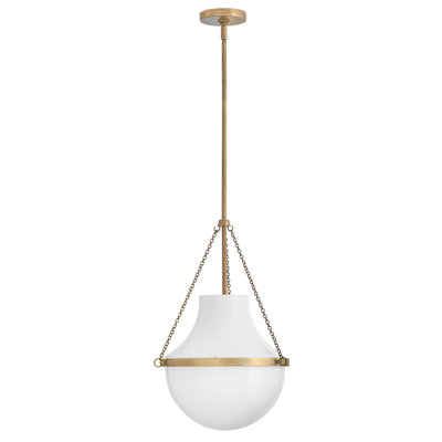 Luminaire suspendu en forme de goutte Vena avec verre opale gravé soufflé à la main