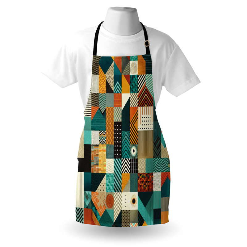Geometric Bib Apron