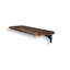 Tablette flottante robuste en bois rustique-105368654