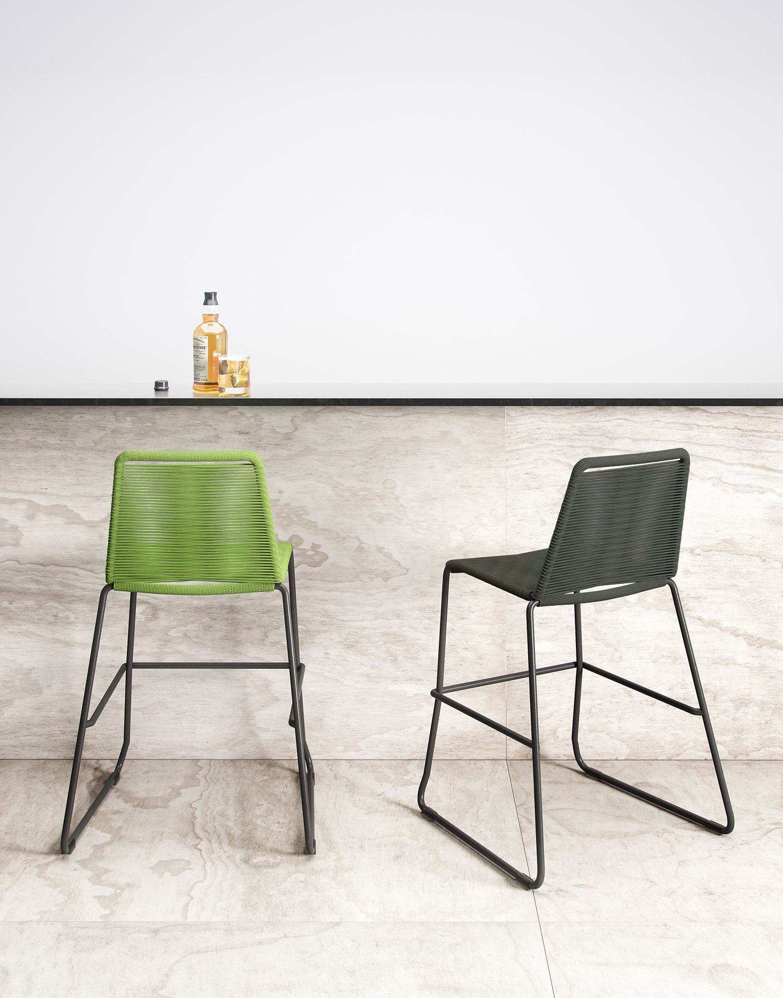 AllModern Huron Bar Stool - Thumbnail 2