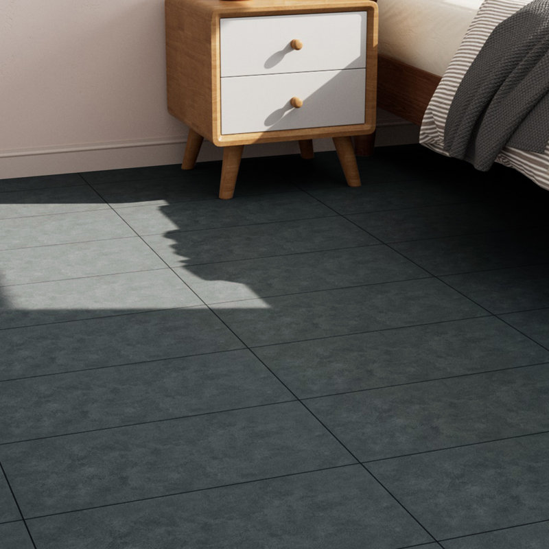  30x60 cm Set of 28 Stone-effect Self-adhesive PVC Flooring, Grey