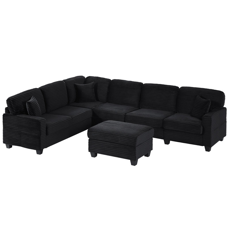 Canapé modulaire Contemporary, Noir