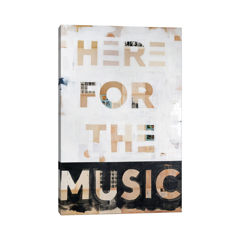 Here For The Music by Kent Youngstrom - Gallery-Wrapped Canvas Giclée on Canvas, 30.48 cm H x 20.32 cm W x 1.905 cm D