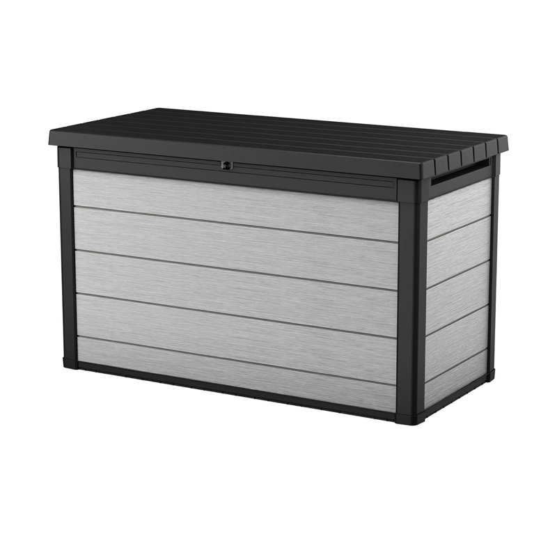 Keter Denali 200 Gallon Gray Lockable Resin Deck Box