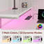 L-shaped Computer Desk with Power Outlet, Gaming Desk with Monitor Stand and Shelves-253711368-253711369