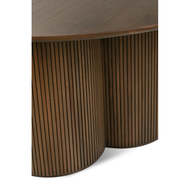 Table de salle à manger Eutropios, Bois médium