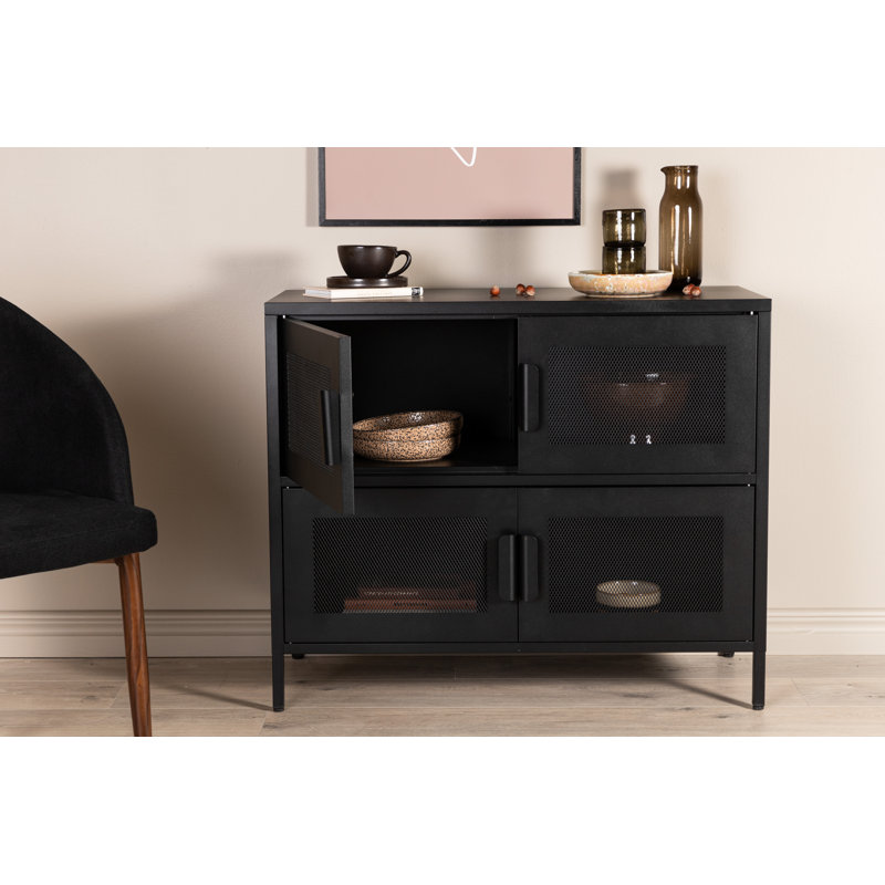 Jakaylin Steel Standard Accent Chest, Black