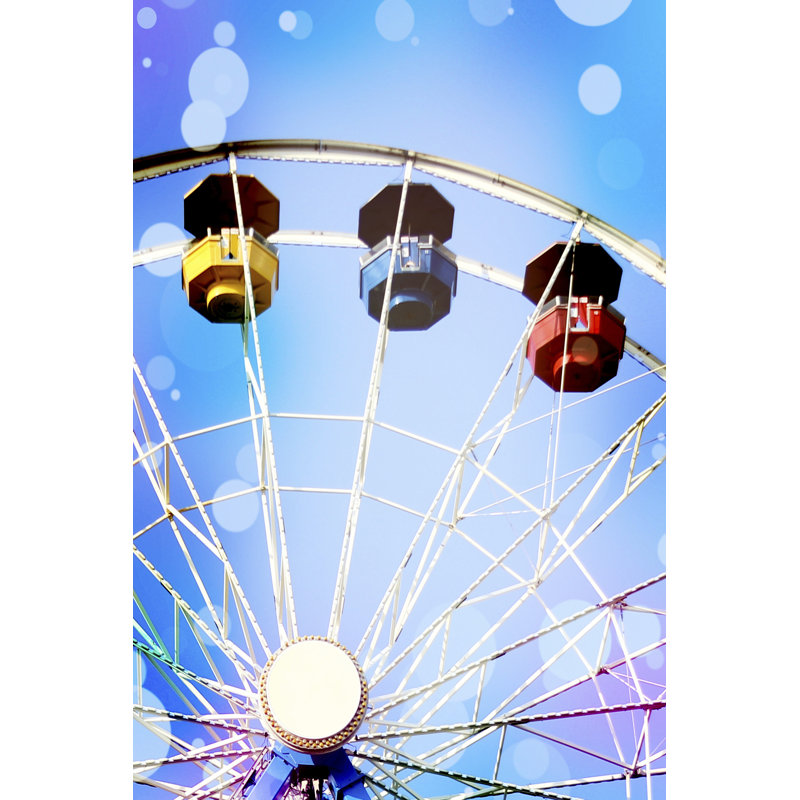 Carnival Blues III by Sylvia Coomes - Photograph Print, 122cm H x 81cm W, Black Floater Framed