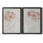 Fashion Floral Silhouette I - Ensemble de 2 peintures sur toiles-1739380399-1739380398