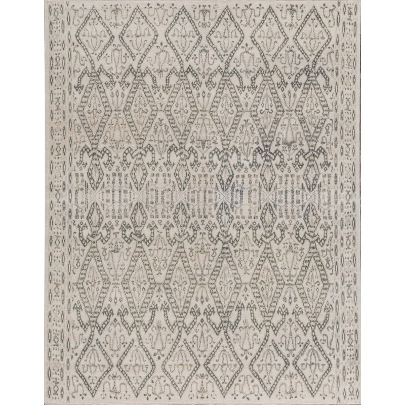 Ikat One-of-a-Kind 7'8" X 9'9" Area Rug