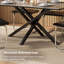 Atherton Metal Base Dining Table